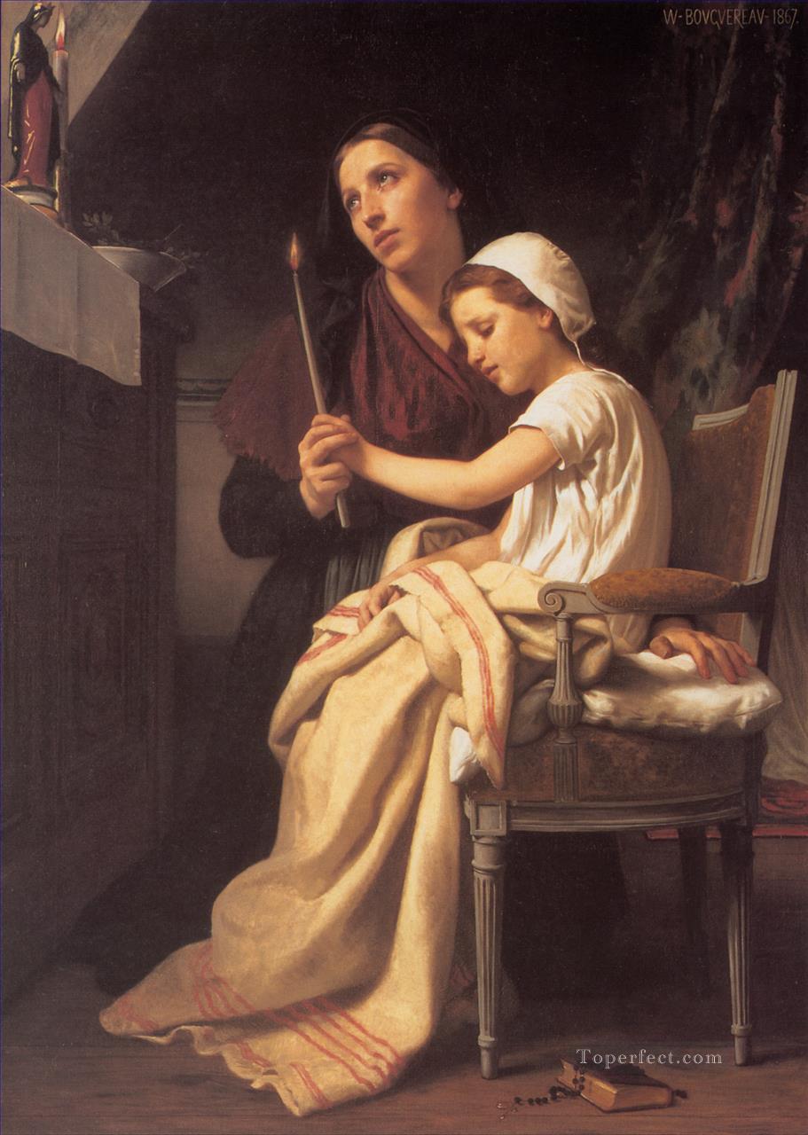 The Thank Offering Realism William Adolphe Bouguereau Oil Paintings
